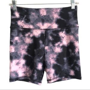 NWT Forever 21 Tie Dye High Rise Biker Shorts Size S